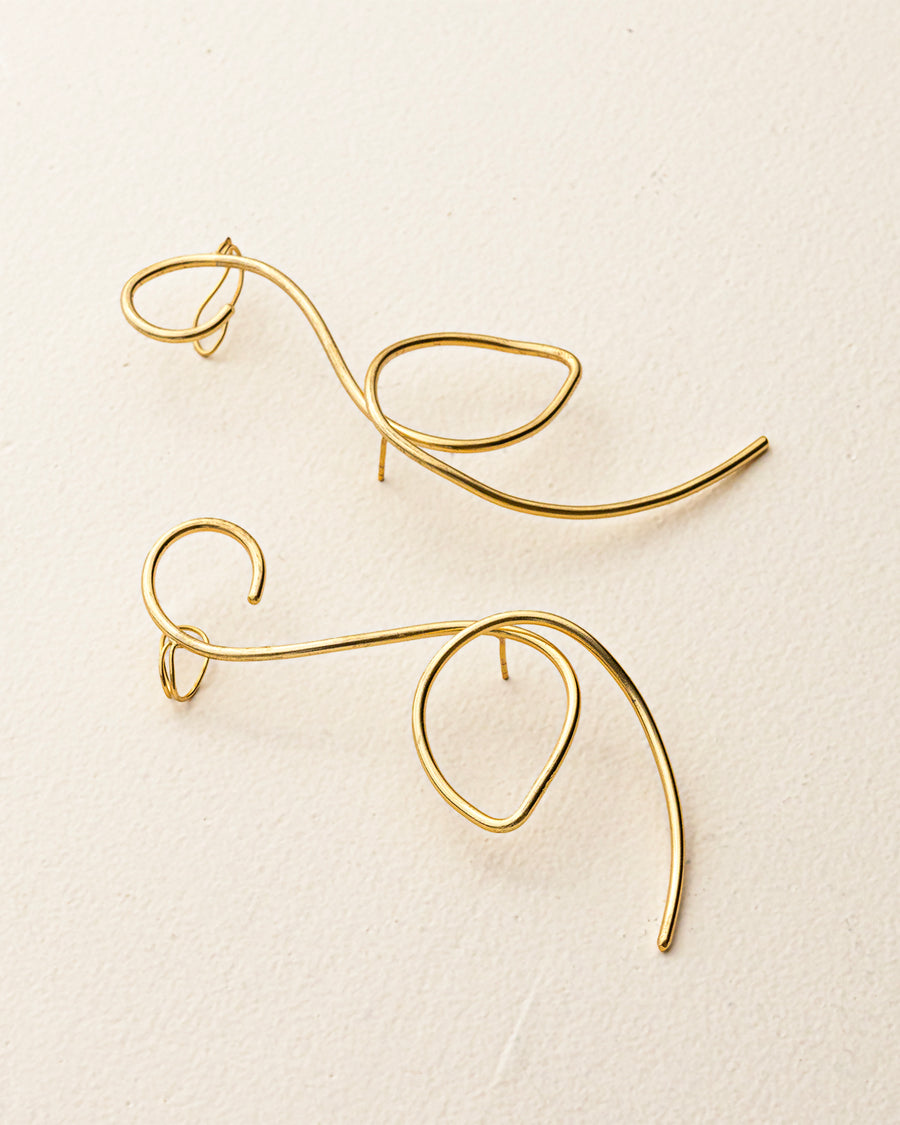 Thread ear cuffs